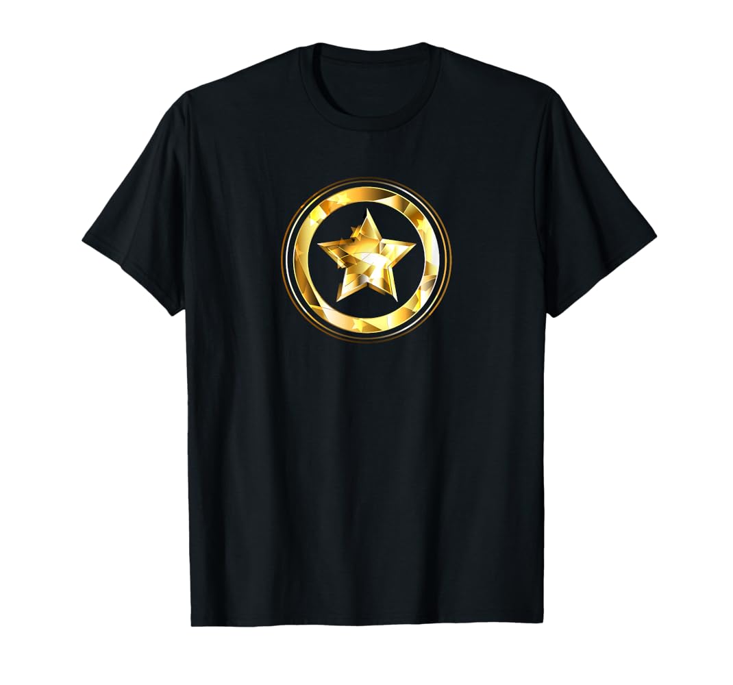 Amazon | ゴールド 星 Tシャツ | Tシャツ・カットソー 通販